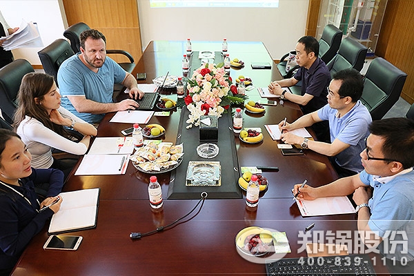 美国客户考察金百博股份